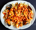 SPAGHETTI WITH SEAFOOD COMBO image